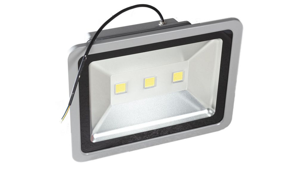 Floodlight, 150W, 265VAC, 14500lm, 6500K, Warm White, LED, IP65